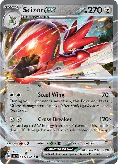 Scizor ex (111/162) [Scarlet & Violet: Temporal Forces] | Gear Gaming Fayetteville