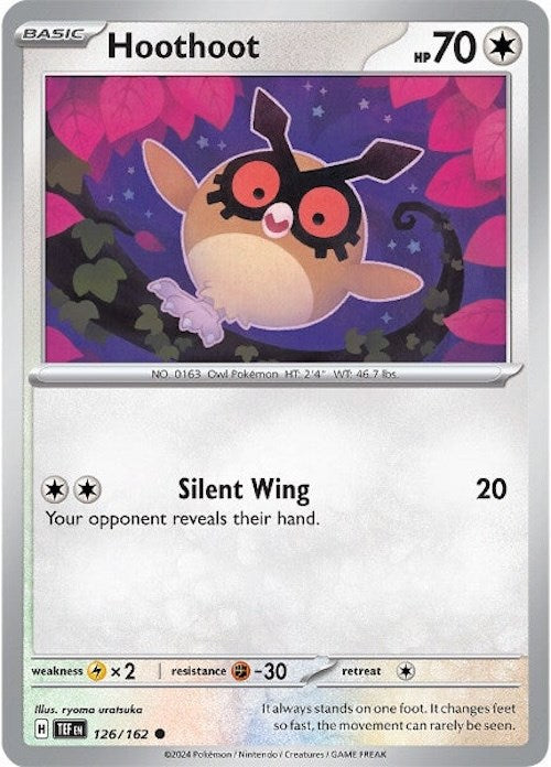 Hoothoot (126/162) [Scarlet & Violet: Temporal Forces] | Gear Gaming Fayetteville