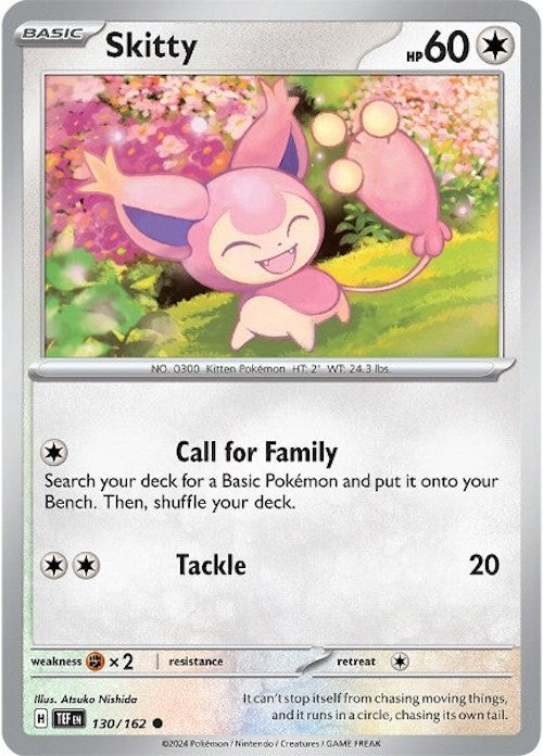 Skitty (130/162) [Scarlet & Violet: Temporal Forces] | Gear Gaming Fayetteville