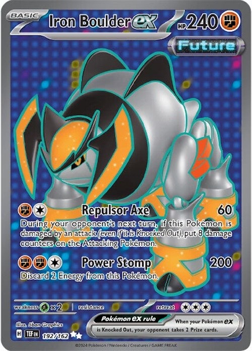 Iron Boulder ex (192/162) [Scarlet & Violet: Temporal Forces] | Gear Gaming Fayetteville