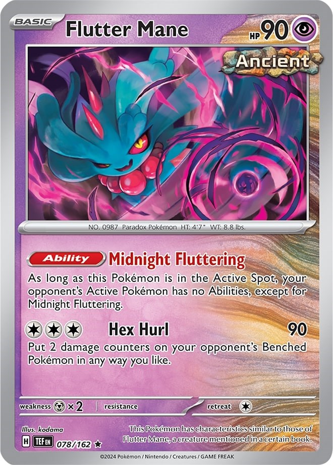 Flutter Mane (078/162) (Theme Deck Exclusive) [Scarlet & Violet: Temporal Forces] | Gear Gaming Fayetteville