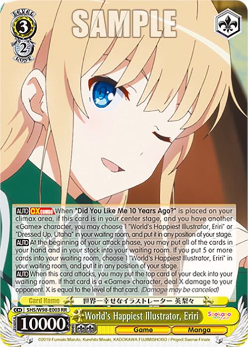 World's Happiest Illustrator, Eriri - [Saekano the Movie: Finale] | Gear Gaming Fayetteville