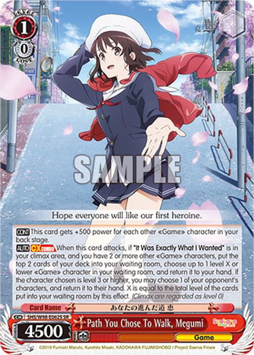 Path You Chose To Walk, Megumi (SR) - [Saekano the Movie: Finale] | Gear Gaming Fayetteville