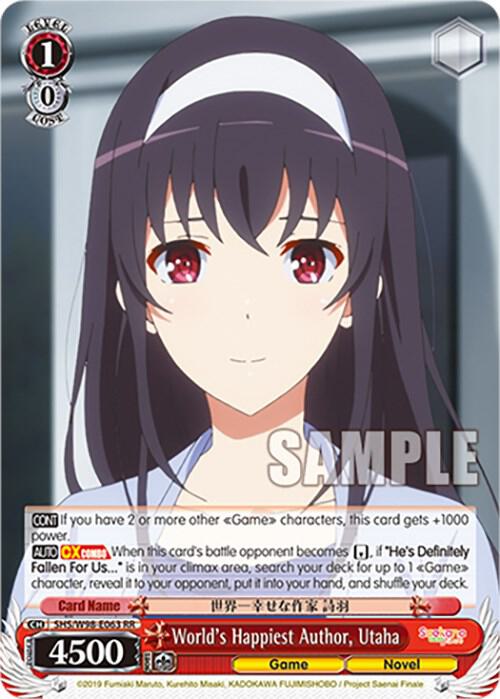 World's Happiest Author, Utaha - [Saekano the Movie: Finale] | Gear Gaming Fayetteville