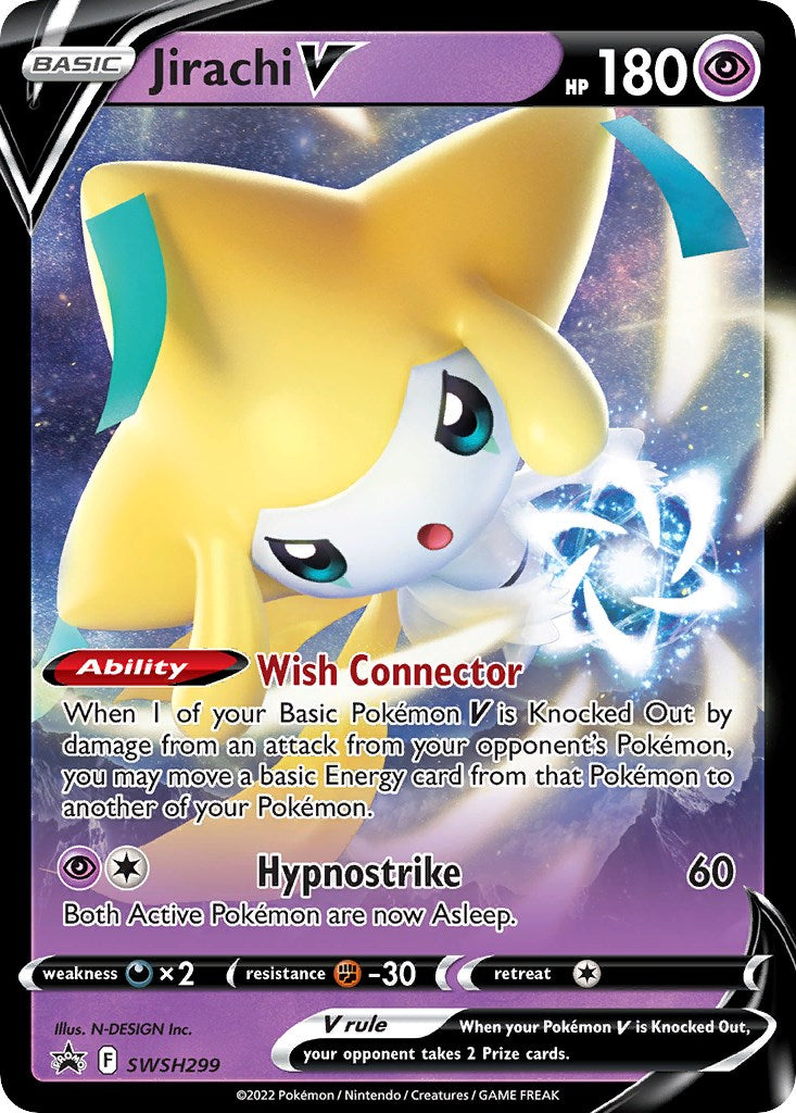 Jirachi V (SWSH299) [Sword & Shield: Black Star Promos] | Gear Gaming Fayetteville