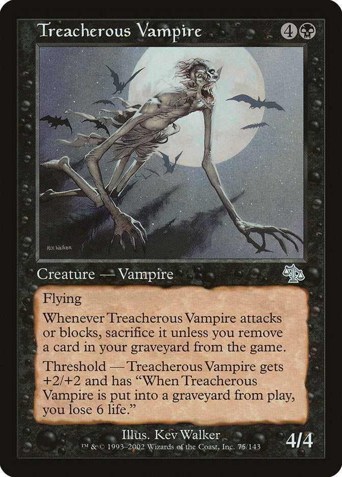 Treacherous Vampire [Judgment] | Gear Gaming Fayetteville