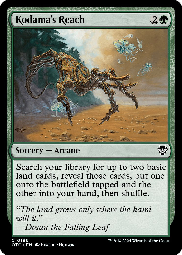 Kodama's Reach [Outlaws of Thunder Junction Commander] | Gear Gaming Fayetteville
