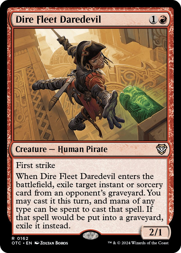 Dire Fleet Daredevil [Outlaws of Thunder Junction Commander] | Gear Gaming Fayetteville