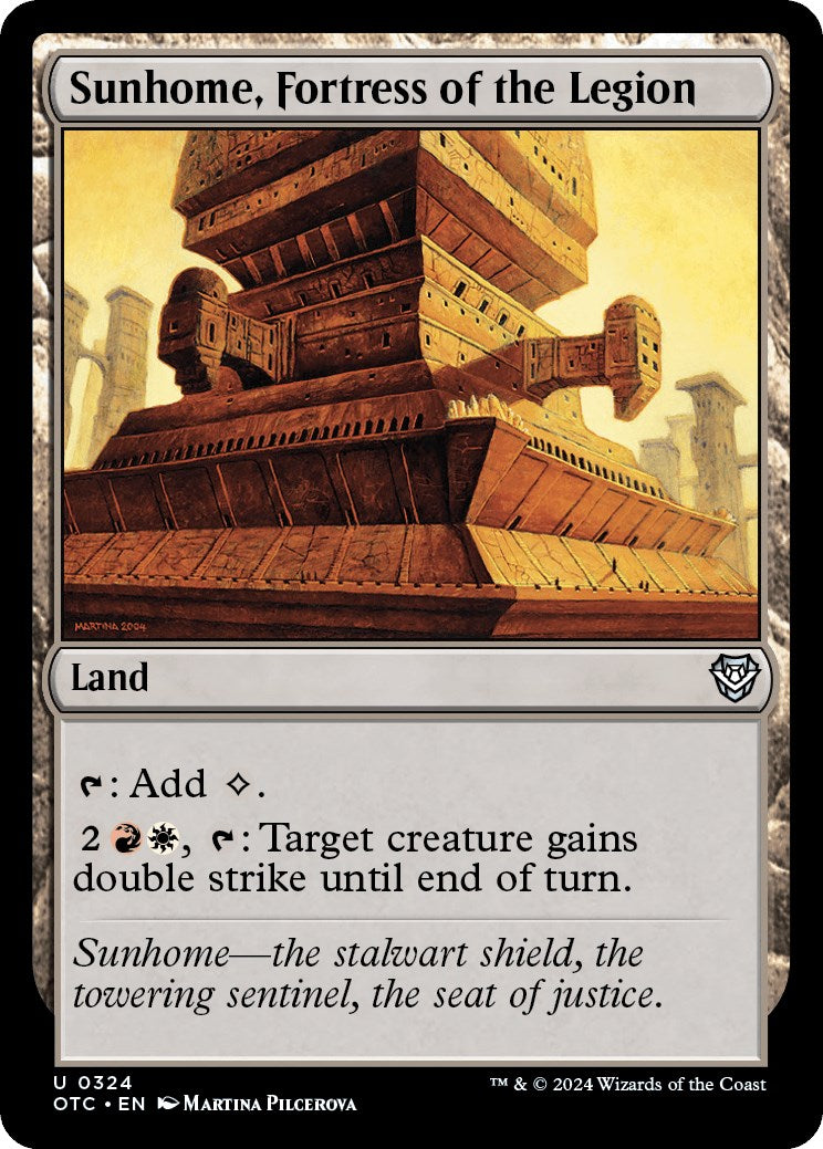 Sunhome, Fortress of the Legion [Outlaws of Thunder Junction Commander] | Gear Gaming Fayetteville