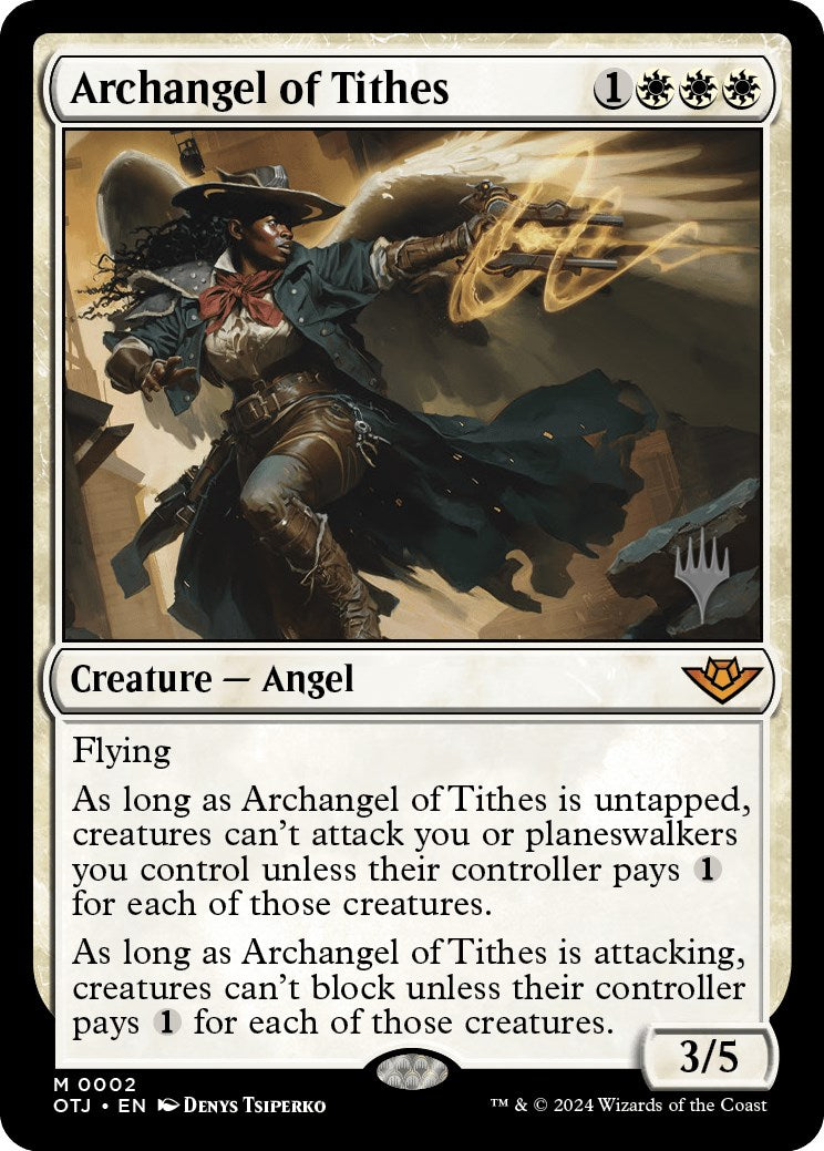 Archangel of Tithes (Promo Pack) [Outlaws of Thunder Junction Promos] | Gear Gaming Fayetteville