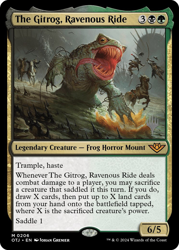 The Gitrog, Ravenous Ride (Promo Pack) [Outlaws of Thunder Junction Promos] | Gear Gaming Fayetteville