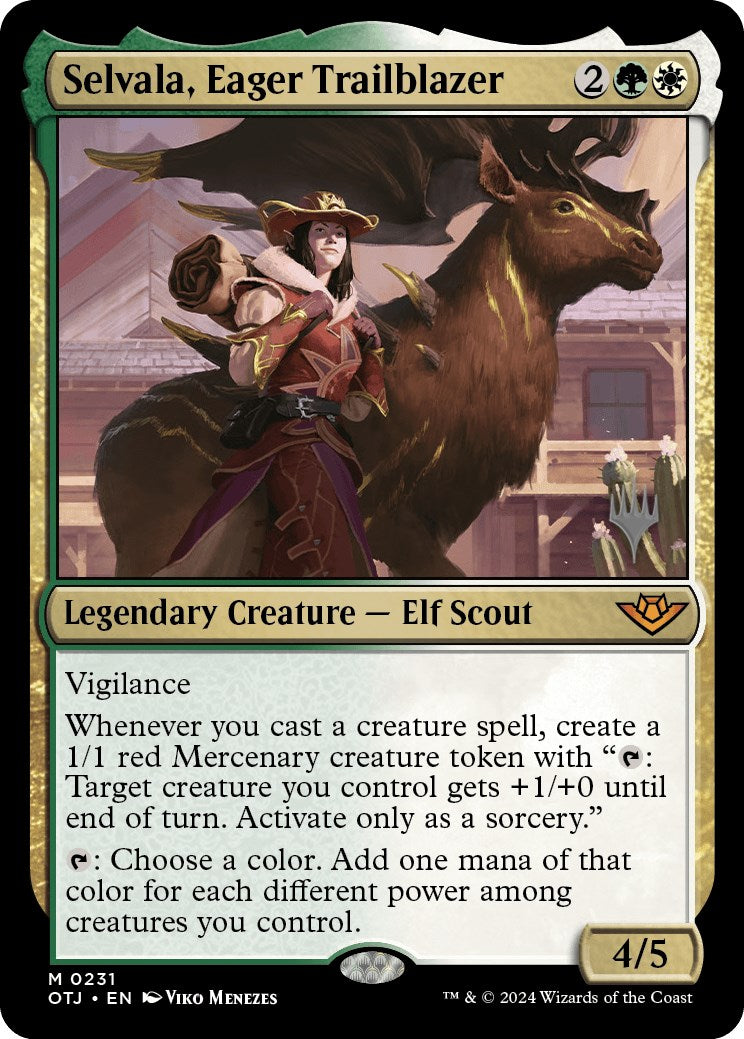 Selvala, Eager Trailblazer (Promo Pack) [Outlaws of Thunder Junction Promos] | Gear Gaming Fayetteville