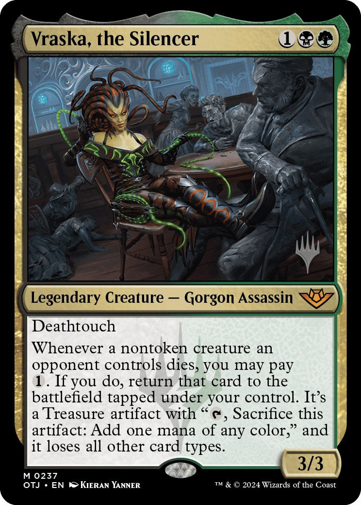 Vraska, the Silencer (Promo Pack) [Outlaws of Thunder Junction Promos] | Gear Gaming Fayetteville