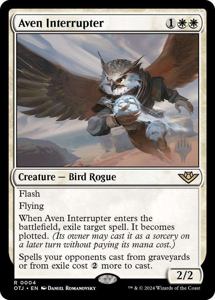 Aven Interrupter (Promo Pack) [Outlaws of Thunder Junction Promos] | Gear Gaming Fayetteville