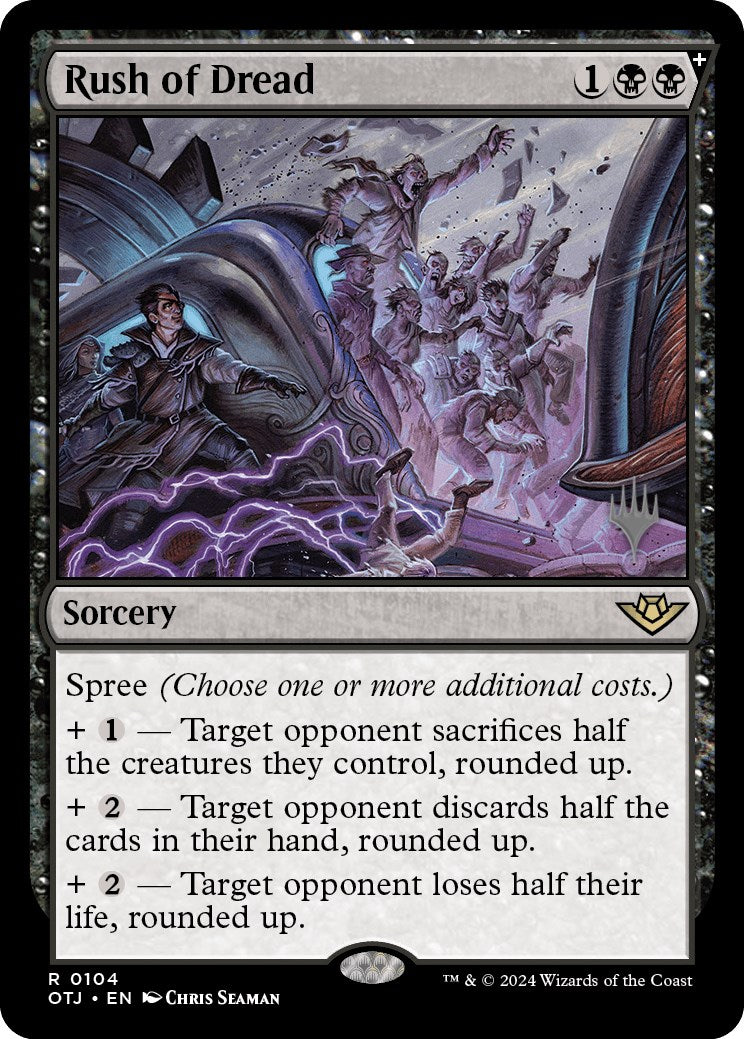 Rush of Dread (Promo Pack) [Outlaws of Thunder Junction Promos] | Gear Gaming Fayetteville