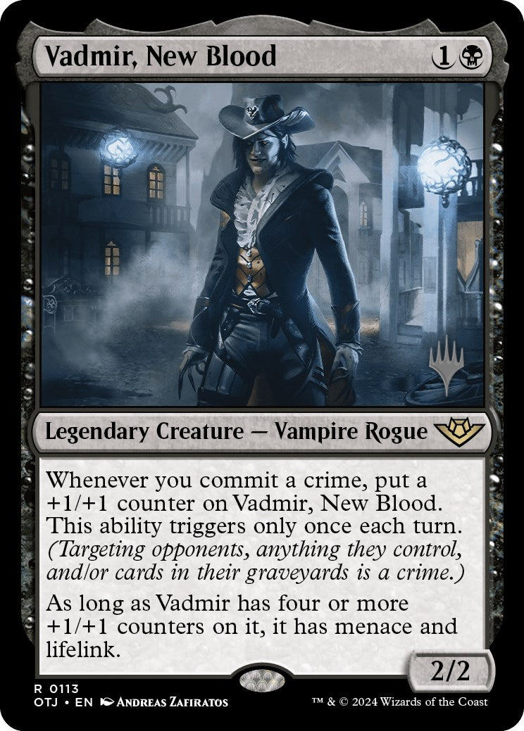 Vadmir, New Blood (Promo Pack) [Outlaws of Thunder Junction Promos] | Gear Gaming Fayetteville