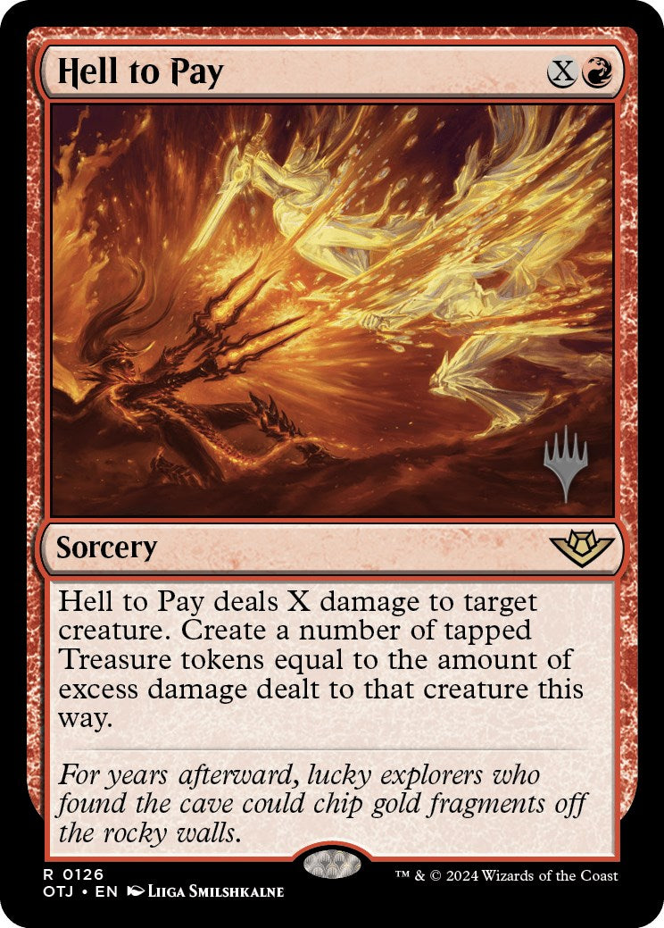 Hell to Pay (Promo Pack) [Outlaws of Thunder Junction Promos] | Gear Gaming Fayetteville