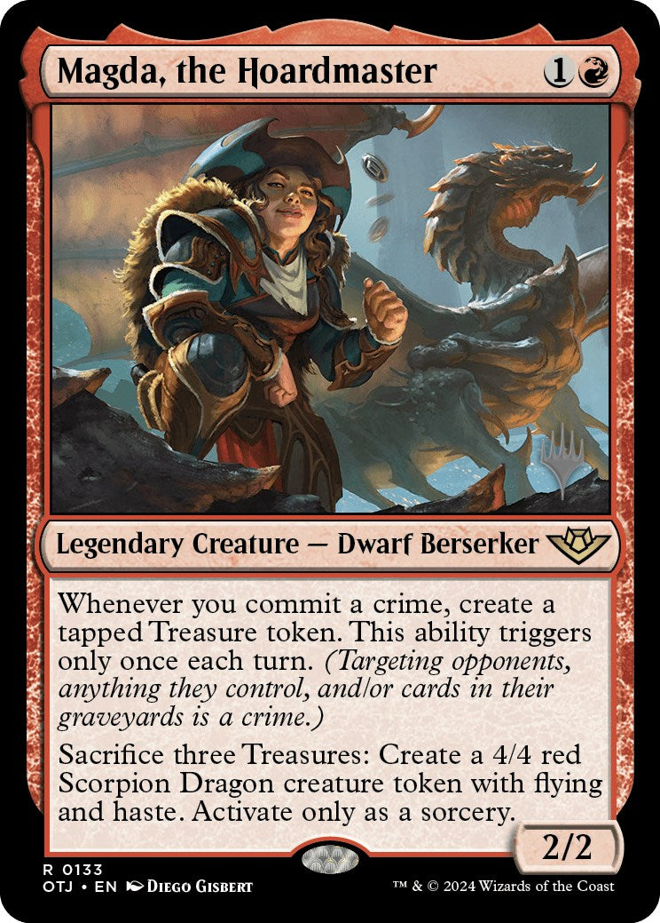 Magda, the Hoardmaster (Promo Pack) [Outlaws of Thunder Junction Promos] | Gear Gaming Fayetteville