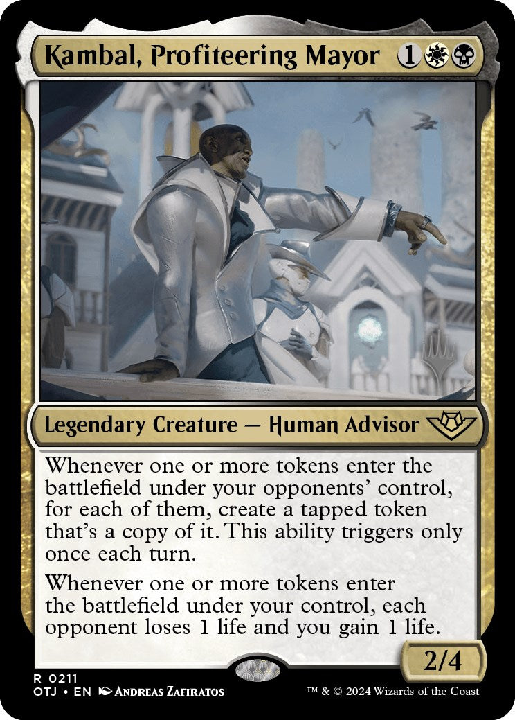 Kambal, Profiteering Mayor (Promo Pack) [Outlaws of Thunder Junction Promos] | Gear Gaming Fayetteville