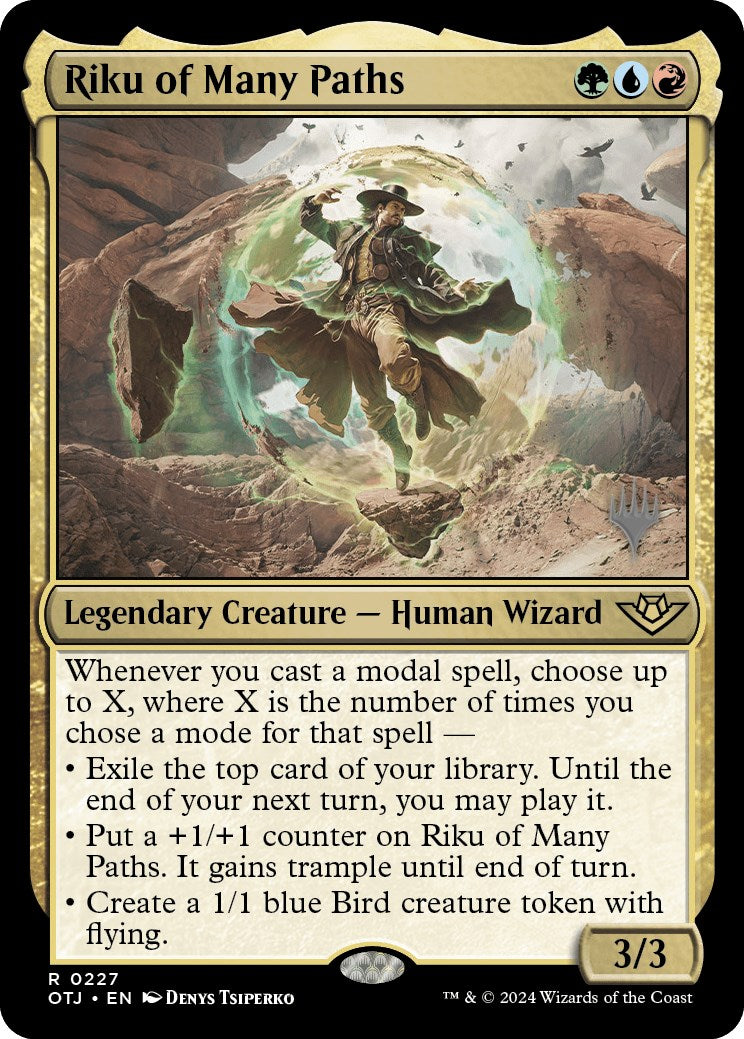 Riku of Many Paths (Promo Pack) [Outlaws of Thunder Junction Promos] | Gear Gaming Fayetteville