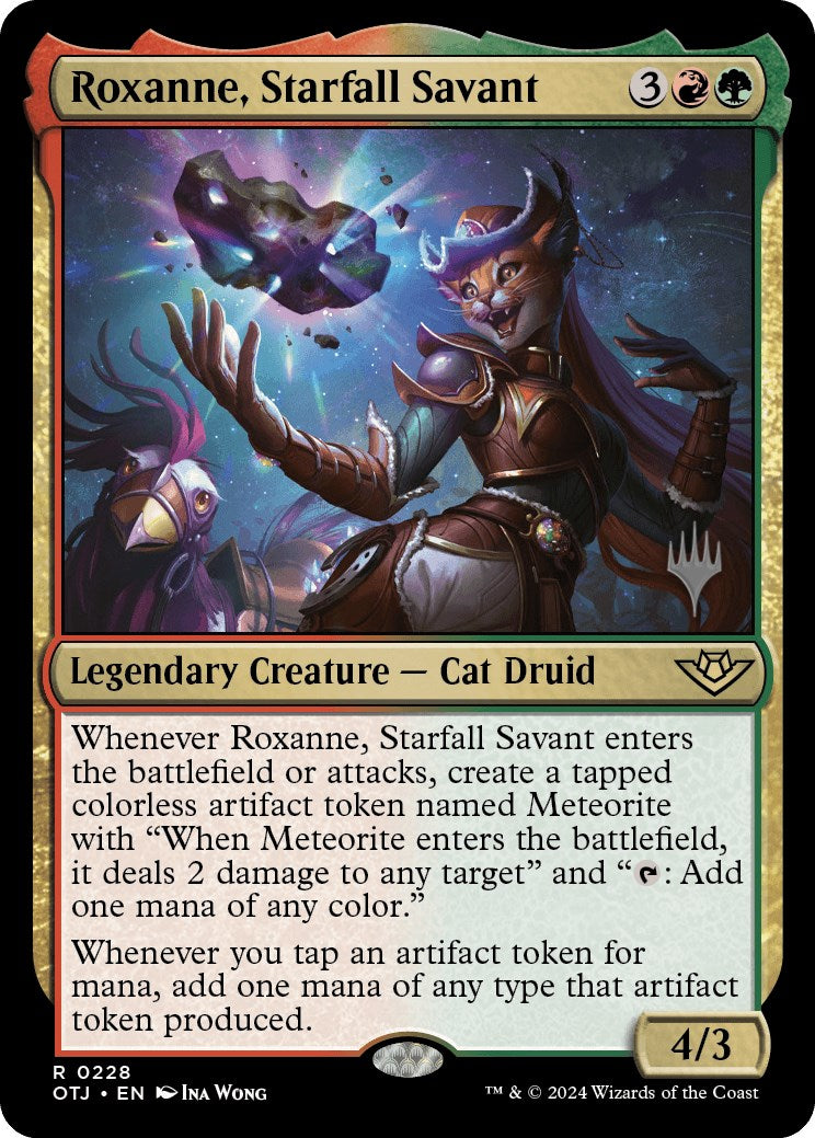 Roxanne, Starfall Savant (Promo Pack) [Outlaws of Thunder Junction Promos] | Gear Gaming Fayetteville