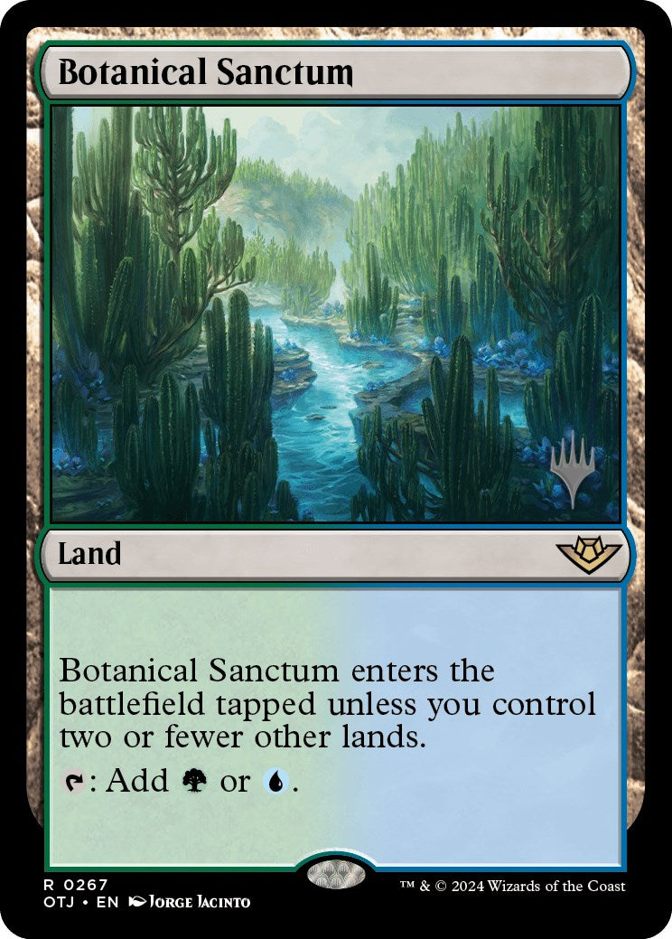 Botanical Sanctum (Promo Pack) [Outlaws of Thunder Junction Promos] | Gear Gaming Fayetteville