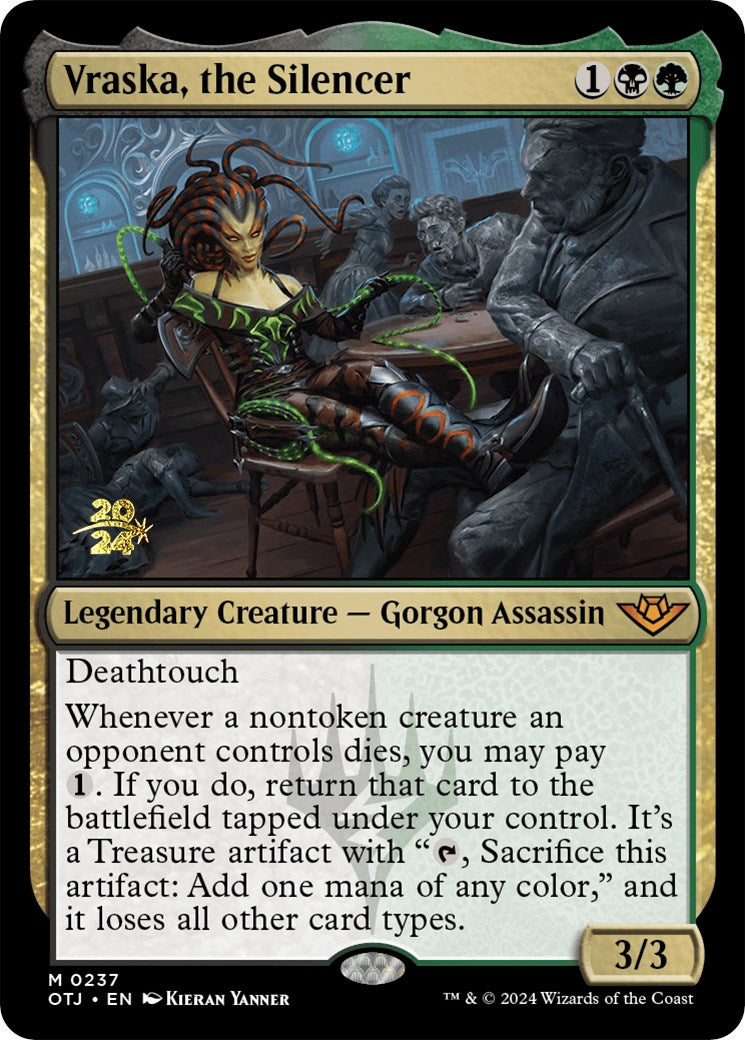 Vraska, the Silencer [Outlaws of Thunder Junction Prerelease Promos] | Gear Gaming Fayetteville