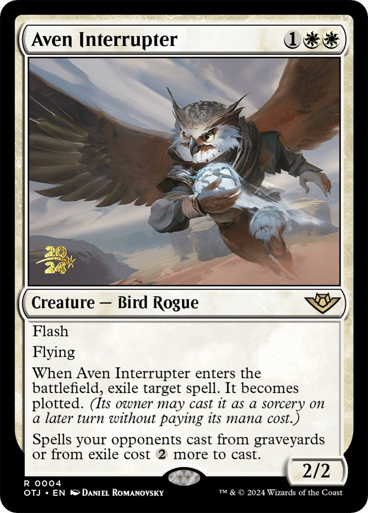 Aven Interrupter [Outlaws of Thunder Junction Prerelease Promos] | Gear Gaming Fayetteville