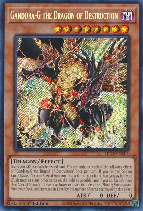 Gandora-G the Dragon of Destruction [LEDE-EN001] Secret Rare | Gear Gaming Fayetteville