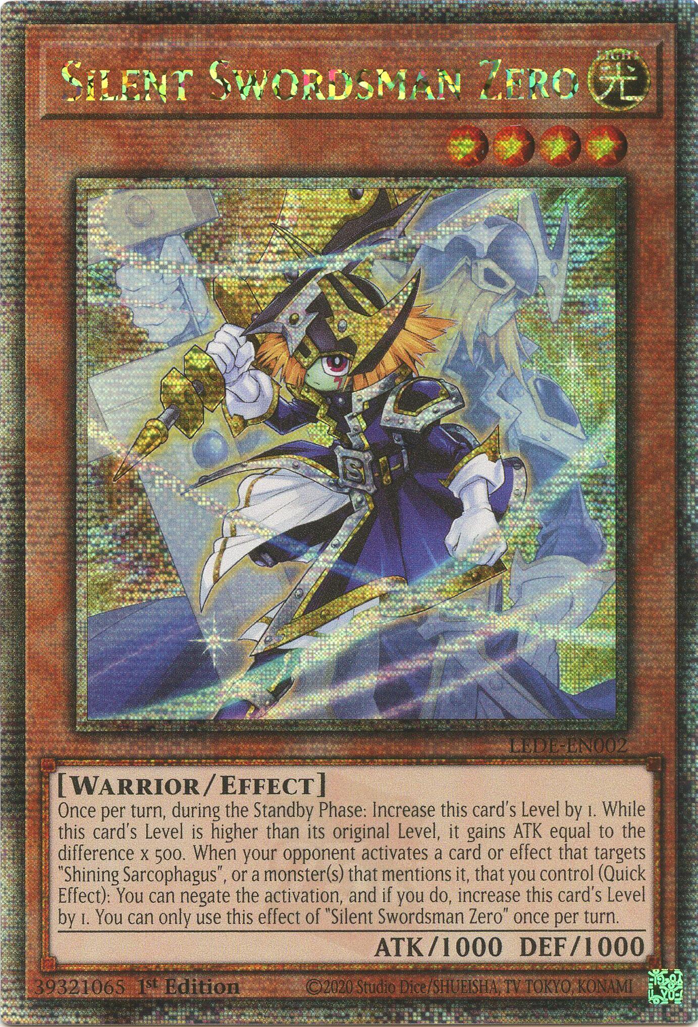 Silent Swordsman Zero [LEDE-EN002] Quarter Century Secret Rare | Gear Gaming Fayetteville