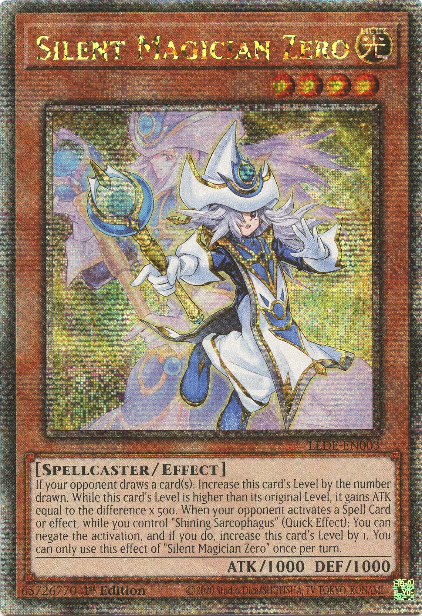 Silent Magician Zero [LEDE-EN003] Quarter Century Secret Rare | Gear Gaming Fayetteville