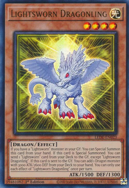 Lightsworn Dragonling [LEDE-EN023] Ultra Rare | Gear Gaming Fayetteville