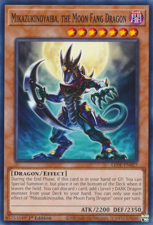 Mikazukinoyaiba, the Moon Fang Dragon [LEDE-EN027] Common | Gear Gaming Fayetteville