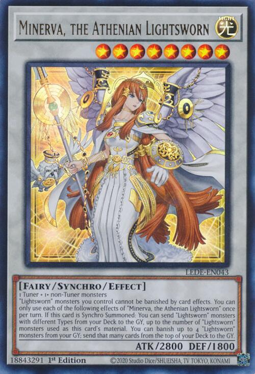 Minerva, the Athenian Lightsworn [LEDE-EN043] Ultra Rare | Gear Gaming Fayetteville