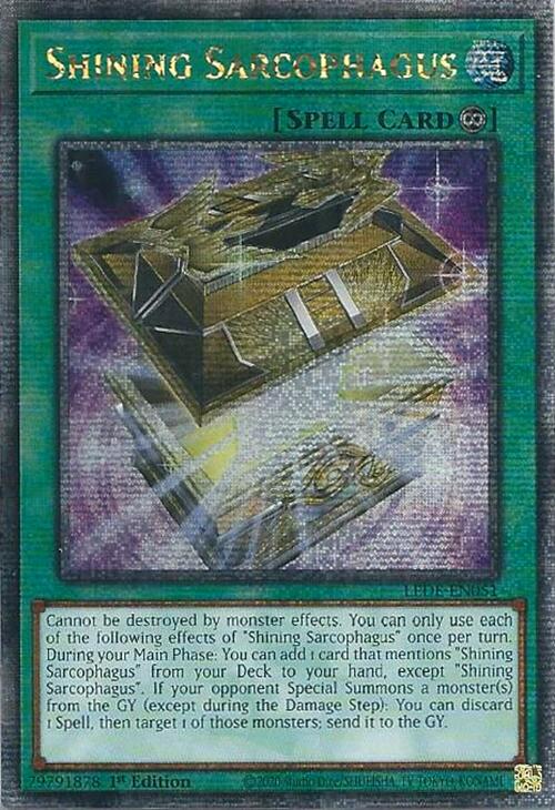 Shining Sarcophagus (Quarter Century Secret Rare) [LEDE-EN051] Quarter Century Secret Rare | Gear Gaming Fayetteville