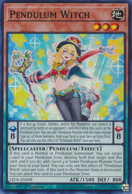 Pendulum Witch [LEDE-EN098] Super Rare | Gear Gaming Fayetteville