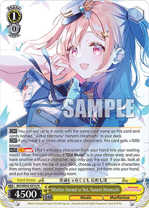 Whether Normal or Not, Nanami Hiromachi - [BanG Dream! Girls Band Party! Countdown Collection Premium Booster] | Gear Gaming Fayetteville