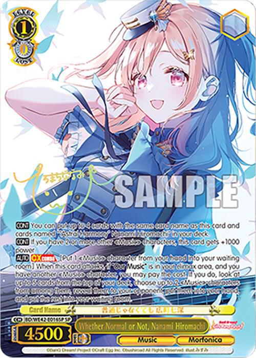 Whether Normal or Not, Nanami Hiromachi (SP) - [BanG Dream! Girls Band Party! Countdown Collection Premium Booster] | Gear Gaming Fayetteville
