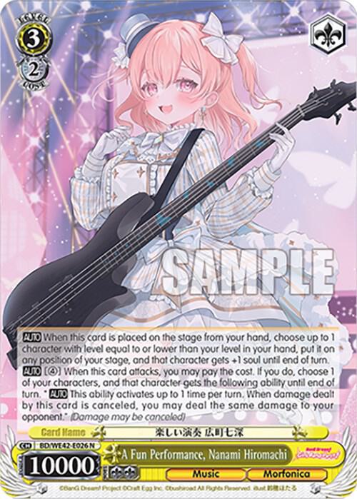 A Fun Performance, Nanami Hiromachi - [BanG Dream! Girls Band Party! Countdown Collection Premium Booster] | Gear Gaming Fayetteville