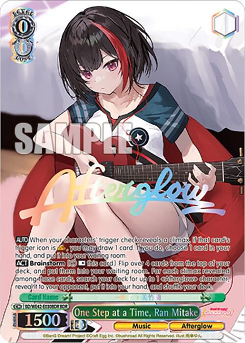 One Step at a Time, Ran Mitake (BDR) - [BanG Dream! Girls Band Party! Countdown Collection Premium Booster] | Gear Gaming Fayetteville