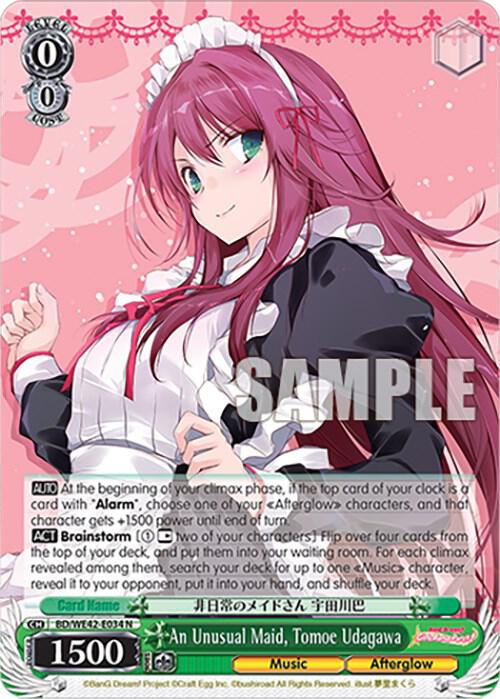 An Unusual Maid, Tomoe Udagawa - [BanG Dream! Girls Band Party! Countdown Collection Premium Booster] | Gear Gaming Fayetteville
