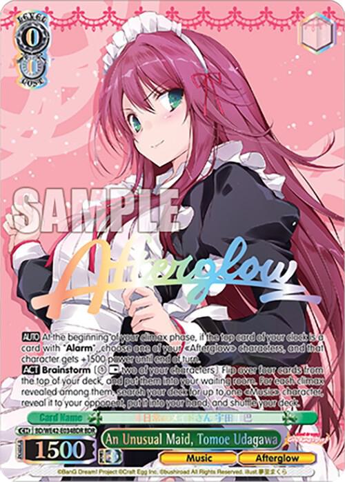 An Unusual Maid, Tomoe Udagawa (BDR) - [BanG Dream! Girls Band Party! Countdown Collection Premium Booster] | Gear Gaming Fayetteville