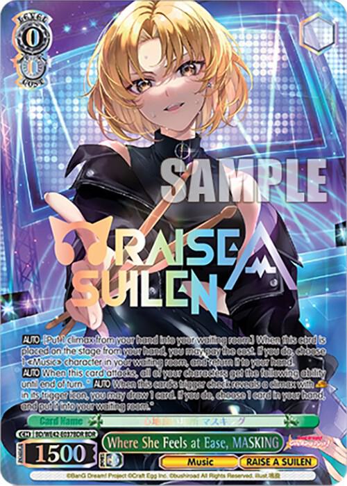 Where She Feels at Ease, MASKING (BDR) - [BanG Dream! Girls Band Party! Countdown Collection Premium Booster] | Gear Gaming Fayetteville