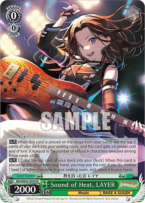 Sound of Heat, LAYER - [BanG Dream! Girls Band Party! Countdown Collection Premium Booster] | Gear Gaming Fayetteville