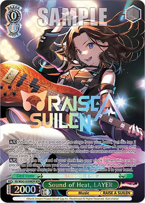 Sound of Heat, LAYER (BDR) - [BanG Dream! Girls Band Party! Countdown Collection Premium Booster] | Gear Gaming Fayetteville