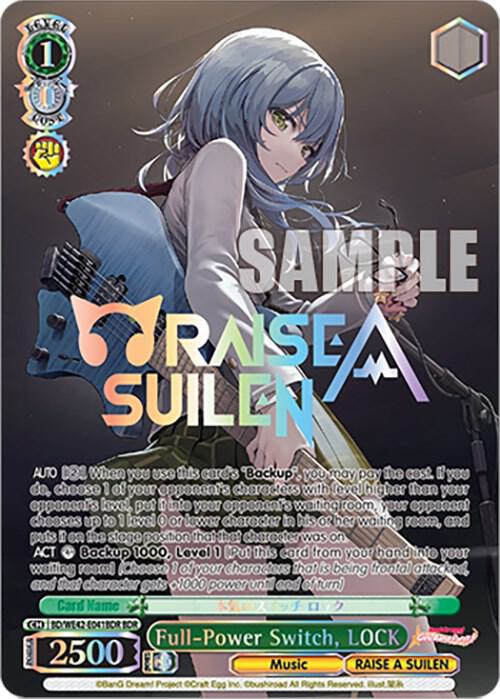 Full-Power Switch, LOCK (BDR) - [BanG Dream! Girls Band Party! Countdown Collection Premium Booster] | Gear Gaming Fayetteville