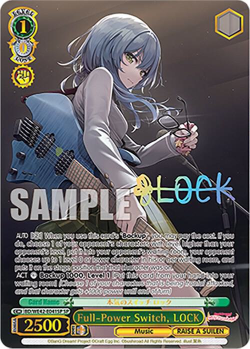 Full-Power Switch, LOCK (SP) - [BanG Dream! Girls Band Party! Countdown Collection Premium Booster] | Gear Gaming Fayetteville