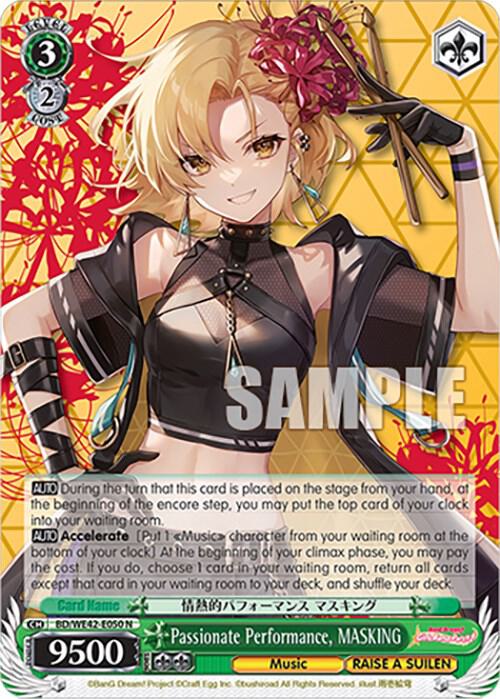 Passionate Performance, MASKING - [BanG Dream! Girls Band Party! Countdown Collection Premium Booster] | Gear Gaming Fayetteville