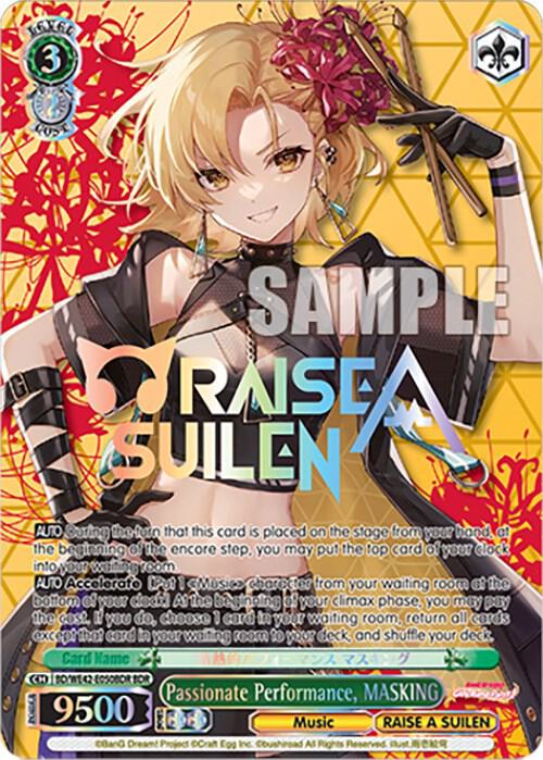 Passionate Performance, MASKING (BDR) - [BanG Dream! Girls Band Party! Countdown Collection Premium Booster] | Gear Gaming Fayetteville