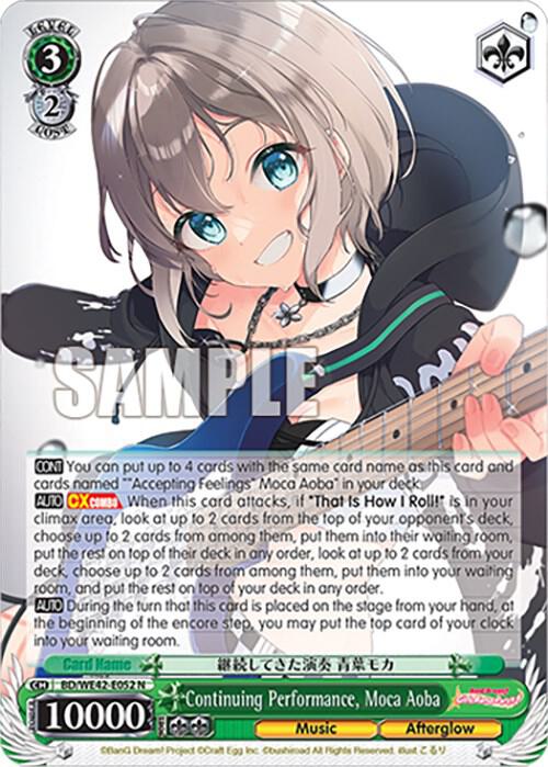 Continuing Performance, Moca Aoba - [BanG Dream! Girls Band Party! Countdown Collection Premium Booster] | Gear Gaming Fayetteville